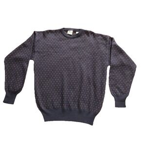 Giorgio Di Firenze Pullover Wool Blend Sweater Patterned Size Large Holiday VTG